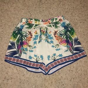 Flowy Tropical Light Weight Shorts